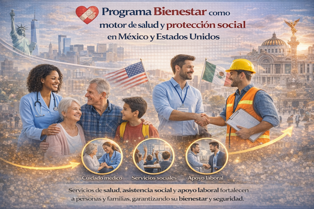 ❤️‍🩹 Programa Bienestar como motor de salud y protección social en México y Estados Unidos